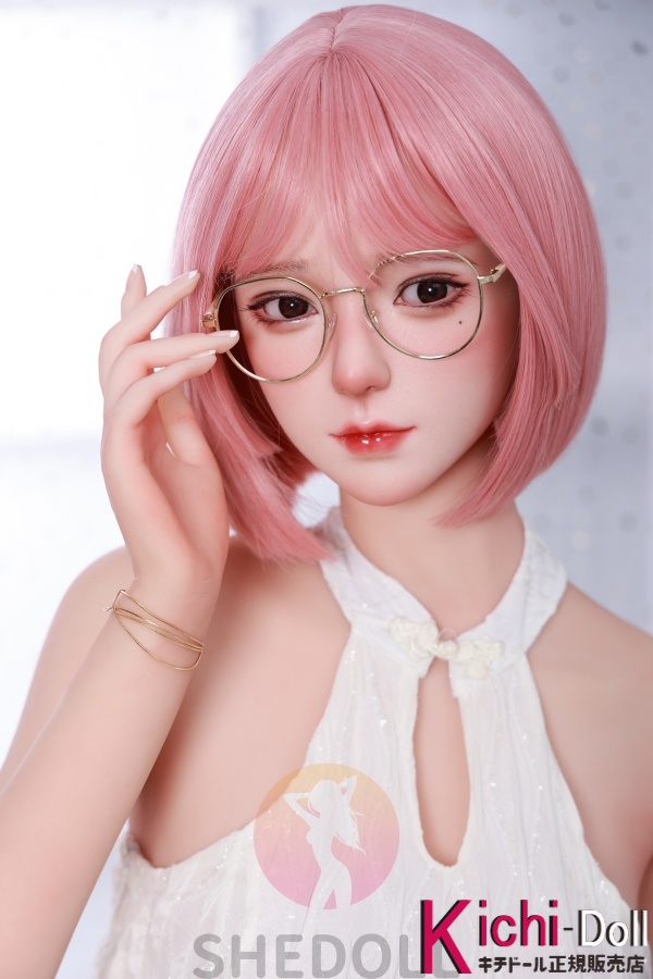 顾小雨 短いピンクの髪 158cm ラブドール 販売 SHEDOLL C-cup シリコン+TPE リアルドール サラサラ感 ダッチワイフ と セックス