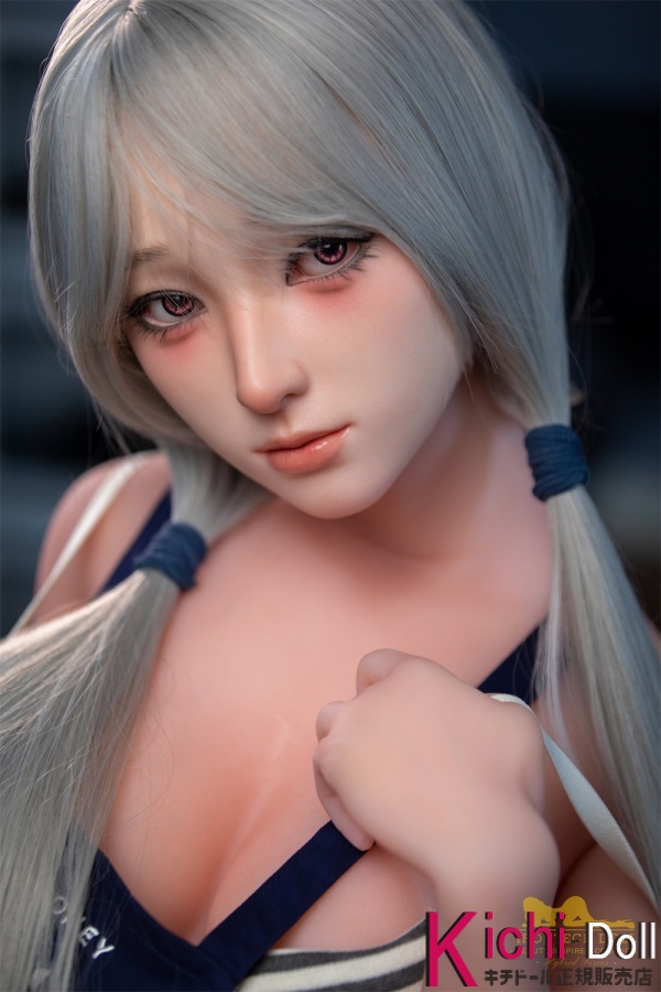 Yuna 154cm F-cup シリコンヘッド+TPEボディ ダッチワイフ と は Irontech Doll S24 銀灰色の髪 可愛くて魅力的 セックス人形販売